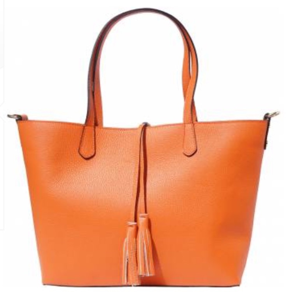 FINE ITALIAN CALFSKIN LEATHER TOTE (Looks very expensive) - Picture 4 of 14